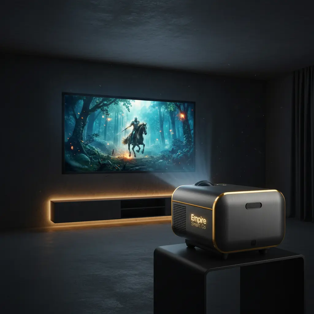 Smart Mini Portable Projector — HD Home Cinema, WiFi & Phone Compatible | Empire Smart Co