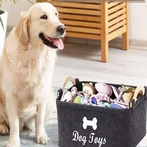 Pet Toy Storage Basket, Felt Storage Basket, Laundry Storage Basket, Cat Toys, Dog Toys, Miscellaneous Storage Box, Square Storage Box, Organiser, Storage Unit, Collapsible Baskets, Storage Bins Baskets