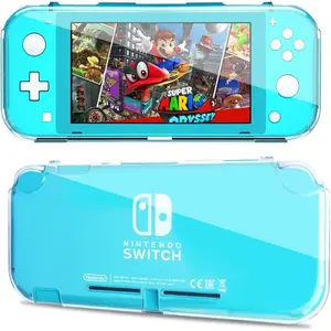 L-RDC002  Protective Case for Nintendo Switch Lite, Durable Clear Cover for Nintendo Switch Lite Case with Shock-Absorbent & Anti-Scratch Switch Lite Accessories Slim Skin Shell - Transparent