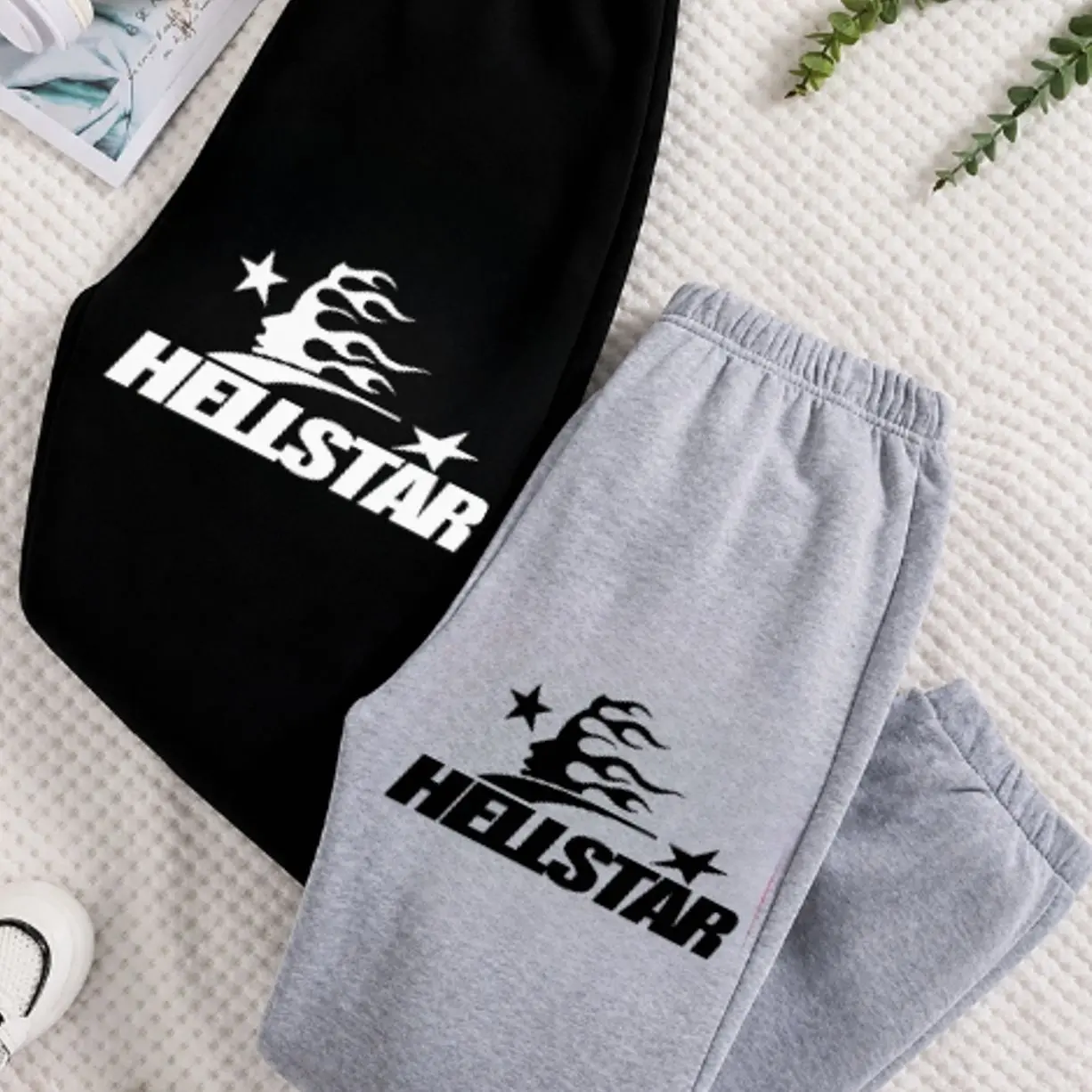 Sweatpants 1 Hellstar Graphic Sweatpants, Unisex Oversized Joggers, Soft Cotton Blend Fleece, Relaxed Fit, Streetwear Fashion, Comfortable Lounge Pants for Everyday Wear, Gift For Him, Gift For Her, Gym and Travel, Trending 2026 O