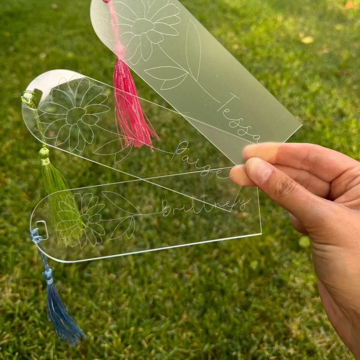 Custom Engraved Acrylic Bookmark