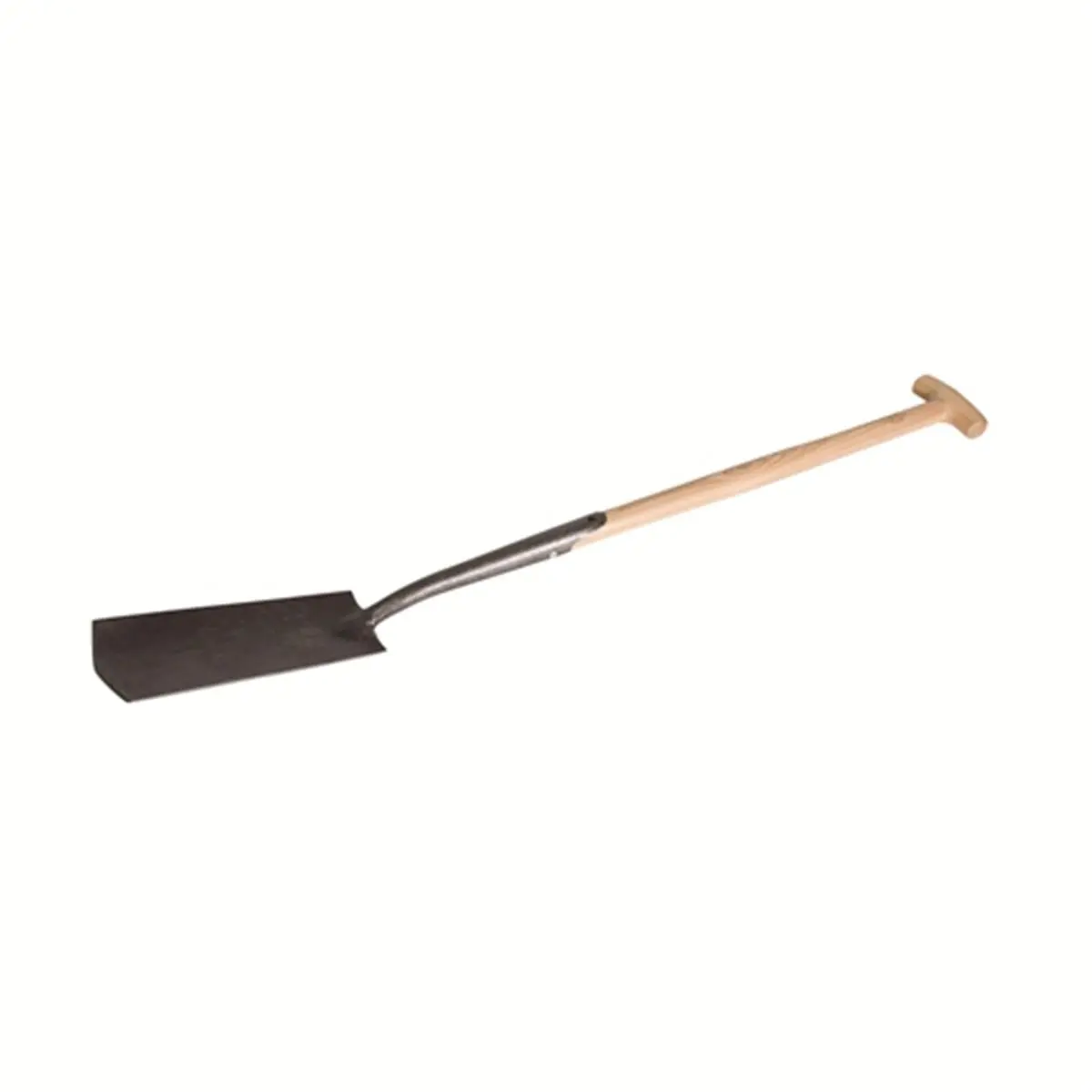 Dewit Dutch Transplant Spade - Forged Steel Heirloom Tool, 2.5in H x 5in W x 47in L, 4 lbs, Slightly V-Shaped Steel Blade, Solid Socket Design, Ideal for Gardeners