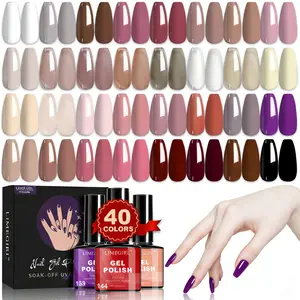 Ultimate 40-Color Gel Nail Polish Collection | Salon-Quality UV Gel Polish Kit with Vibrant, Long-Lasting Shades for DIY Manicures & Professional Nail Art | Perfect Gift for Women, Girls & Manicure Enthusiasts Who Love Sexy, Glamorous & Trendy Nail Looks