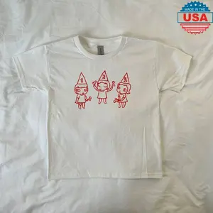 Yoshimoto Nara Baby Tee, y2k clothing, Pinterest ,vintage, streetwear, trendy