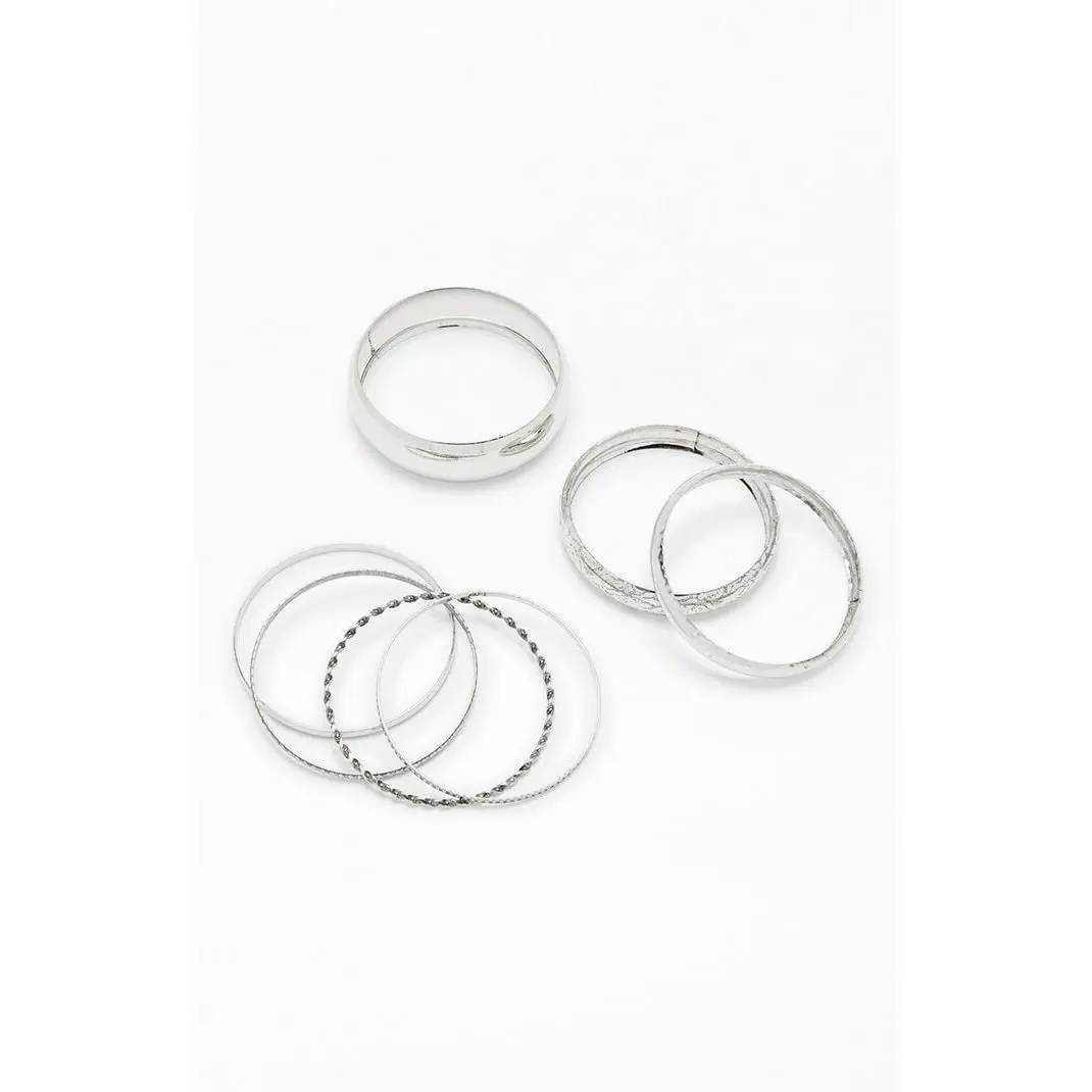 Pacsun Women's Cleo Metal Bangle Set Pacsun Women's Cleo Metal Bangle Set