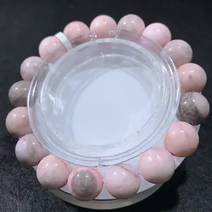 【Pink zebra Jasper】(Random shipping)Bracelet for Women, Pink Zebra Jasper Bracelet, Birthday Valentines Day Gift for Her Teen