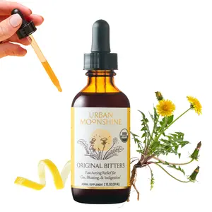 Urban Moonshine Original Digestive Bitters 2oz | Gas, Bloating, Indigestion