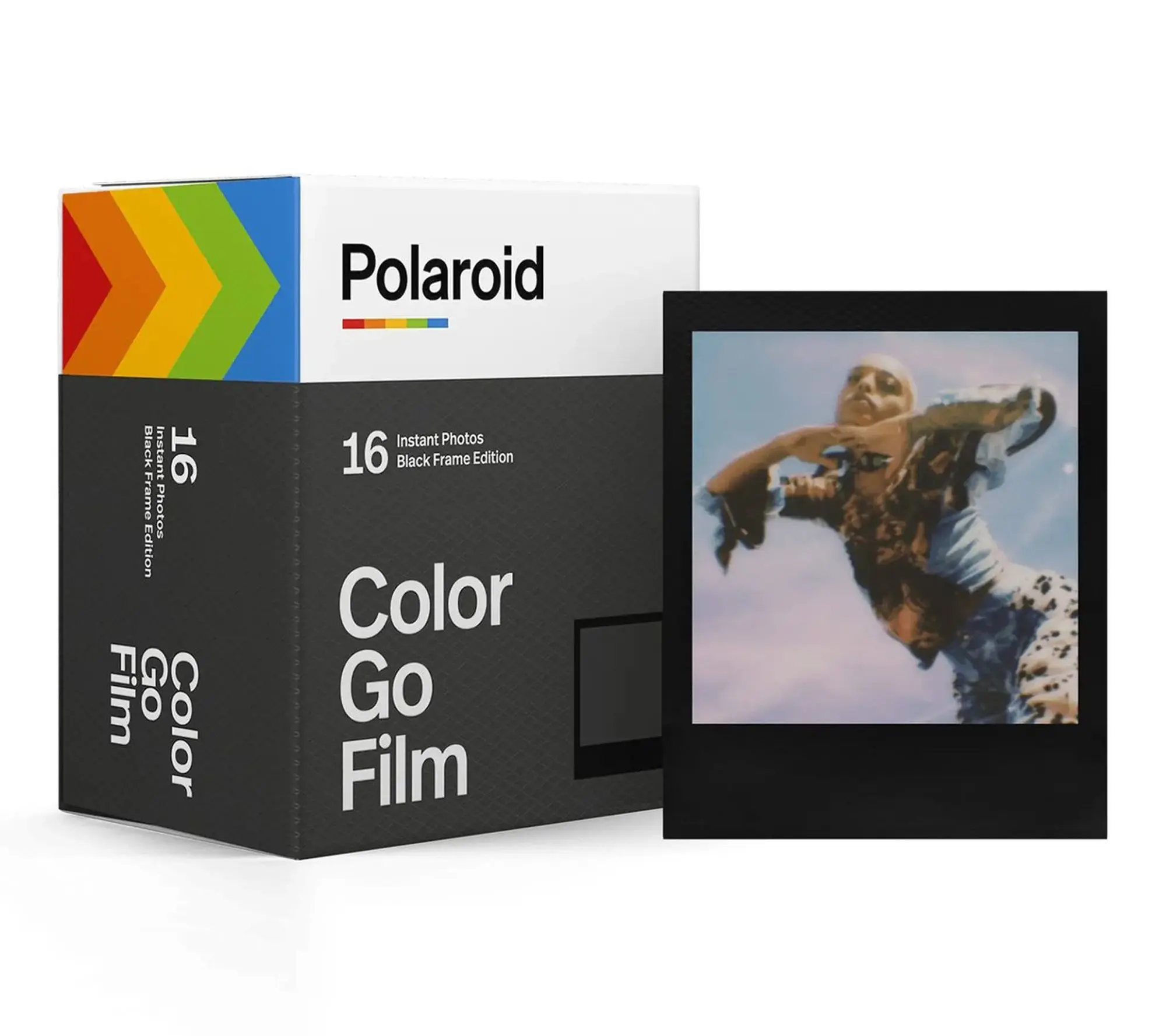 Polaroid Go Film, Black Frame, Double Pack (16Exposures) Polaroid Go Film, Black Frame, Double Pack (16Exposures)