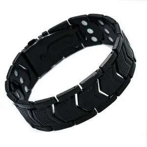 B Copper Bracelet for Men 3X Strength, Copper Jewelry with Powerful 3800 Gauss Magnets, Premium Fold-Over Clasp, Jewelry Gifts for Men Wearable magnetic field therapy jewelry