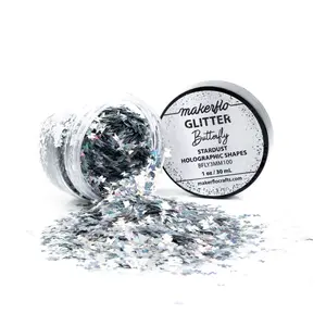 Makerflo Holographic Glitter Shape - Butterfly