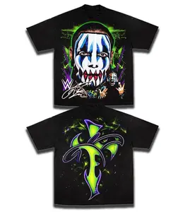 Jeff Hardy 90s Vintage, The Charismatic Enigma - WWE4U Edition Double Printed Oversize Lightweight Tee Vintage WWE4U Fans TV Series Graphic Design Top Cotton Wrestling Streetwear T-Shirt Clothes Menswear Womenswear.