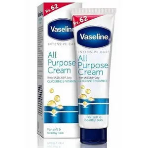 Vaseline Intensive Care All Purpose Cream Rough Cracked Skin Relief Advanced + Concentrated Formula 1.41 Oz.