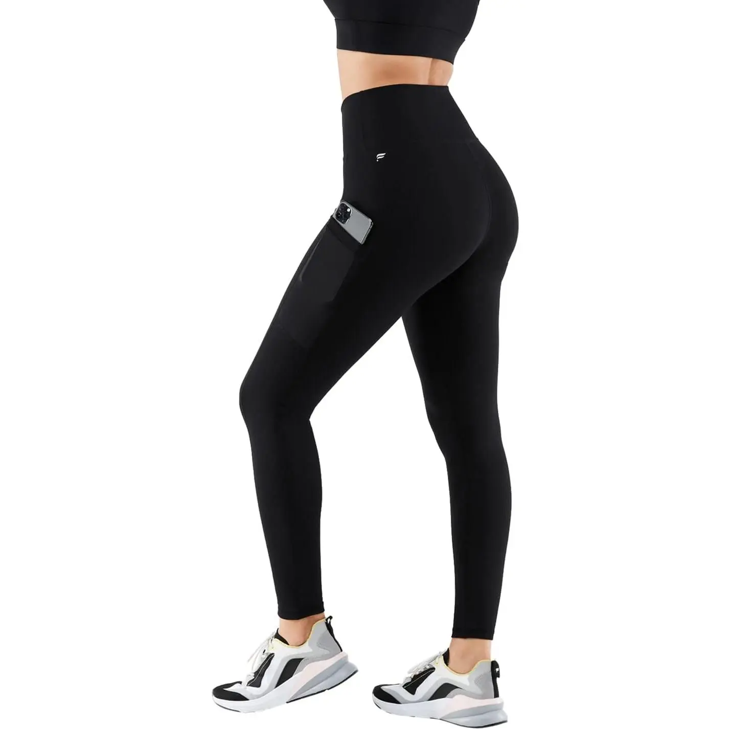 Women's High-Waisted Fitted PowerHold Leggings - Maximum Compression Gym Workout Apparel, Women's Clothes for Yoga