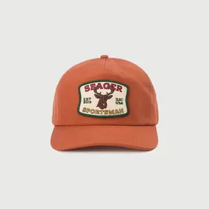 SEAGER 'Sportsman' Snapback - 'Orange'
