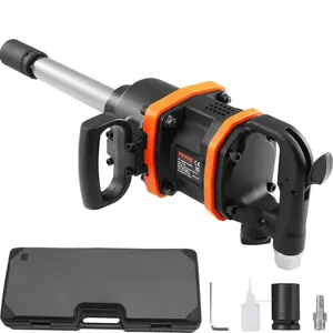 【DealsForYouDays】VEVOR 1 Inch Air Impact Wrench,  , Up to 5175 ft-lbs High Reverse Torque Output 1" Pneumatic Impact Gun w/ 8 Inch Extended Anvil & Carrying Case for Heavy Duty Repairs and Maintenance VEVOR Super Brand Day