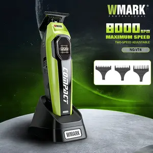 Wmark Professional Electric Trimmer for Men, 10000 Rpm Brushless Motor, Dlc Blade, Compact Hair Clipper, Ng-Vt4 Ng-V4, Rechargeable Hair Clipper