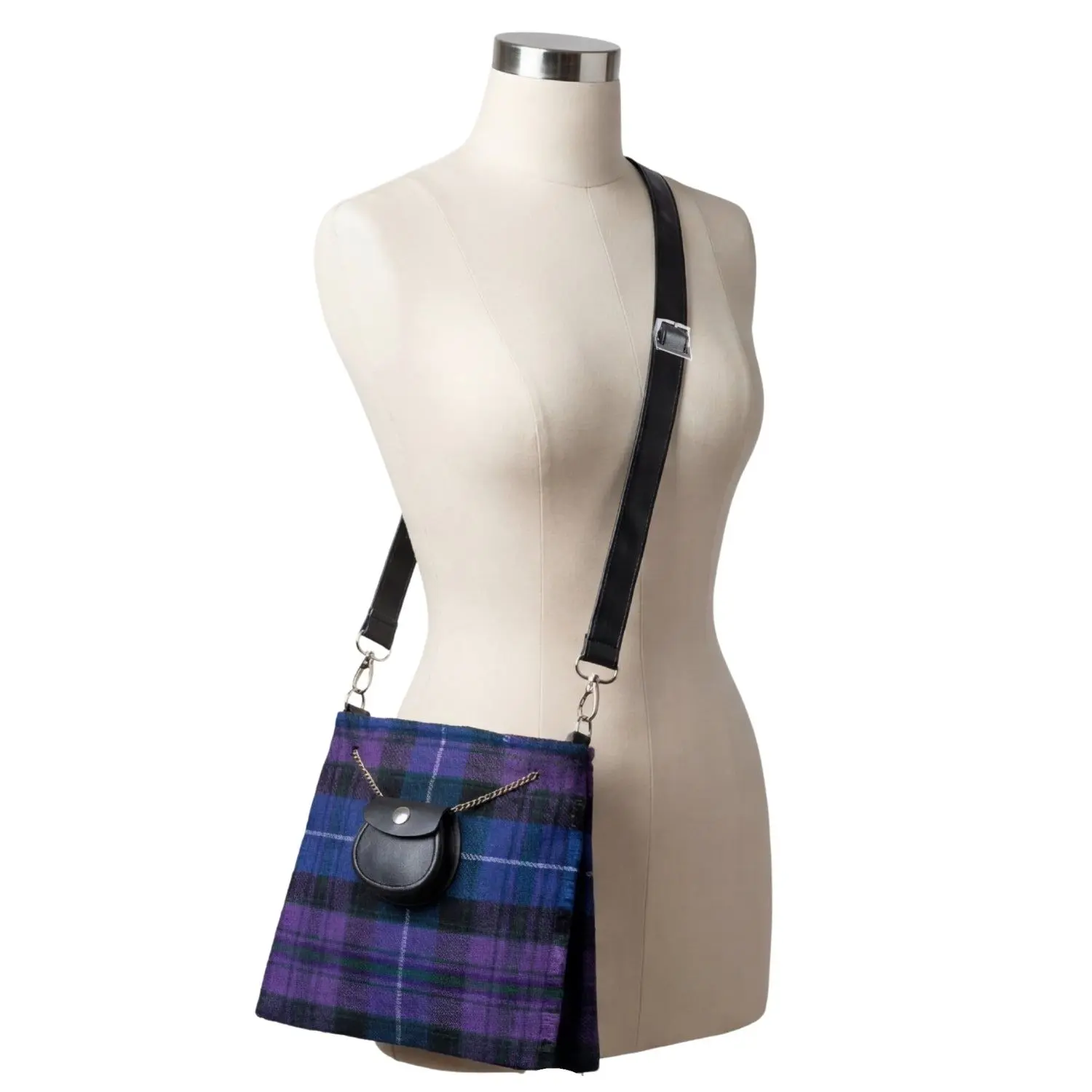 Women's Pride Of Scotland Tartan Crossbody-Shoulder Kilt Purse, Athletic Style Luggage & Bag
