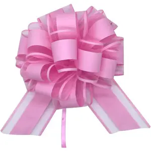 6 count Large Pull Bows,   Bow, 6 inches, Party  Wedding Ribbon Bows for Wrapping Boxes or Flower Decorations, Day Present Decoration Bow()