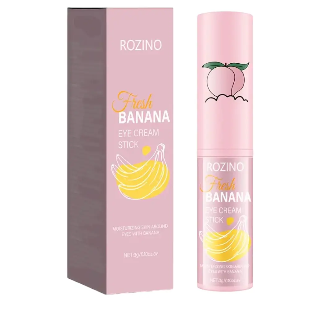 [Three Pack]ROZINO Banana Eye Cream Stick - Moisturizing and Restoring Skin Vitality, Eye Brightener and Corrector, 3g