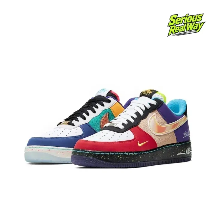 PatchRainbowPulse Asymmetrical Multi Color Patchwork Low Top Chunky Flat Skate Sneakers Gradient Contrast Accent Speckled Midsole Unisex Street Kicks Vibrant Retro Urban Campus Bold Color Block Daily Fashion Athleisure Footwear