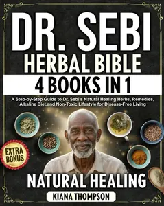 Dr. Sebi Herbal Bible: [4 Books in 1] A Step-by-Step Guide to Dr. Sebi’s Natural Healing Herbs, Remedies, Alkaline Diet, and Non-Toxic Lifestyle for Disease-Free Living