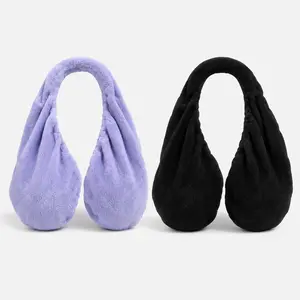 Halter Bra for Women, Plush Towel-Texture Lounge Bra with Soft Draped Cups and Backless Neck-Loop Design for Home and Travel