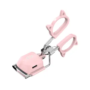 LASH-LIFT Heated Lash Curling Tool Rechargeable Type-C Anti-Burn Mini Lash Curler Grande Brow Electric Eyelash - Pink