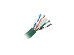 Nippon Labs CAT6 Bulk Riser Ethernet Cable, CMR UL Listed Solid Copper UTP, 600MHz, 23 AWG 1000' Pull Box - Green 1000FT Lan Cable