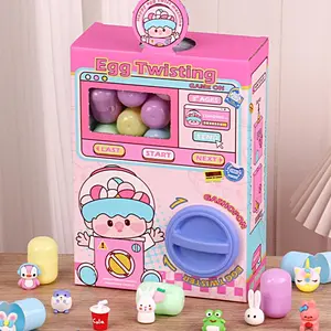 Mini Capsule Toy Machine, 1 Set Cute Egg Vending Machine Toy, Surprise Egg Catcher Toy, Random Surprise Set, Birthday Gift for Girls