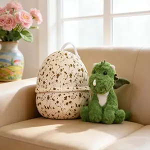 Hatching Dinosaur Egg Plush Set Viral TikTok Stuffed Animal Interactive Surprise Toy Gift for Kids soft