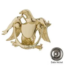 BRASS Accents  Eagle Door Knocker 5-.87 in. Satin Nickel