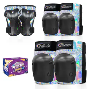 Nattork CYBER PANDA Kid's Protective Pack - Safety Gear for Roller Skates, Inline Skates, and Skateboards.