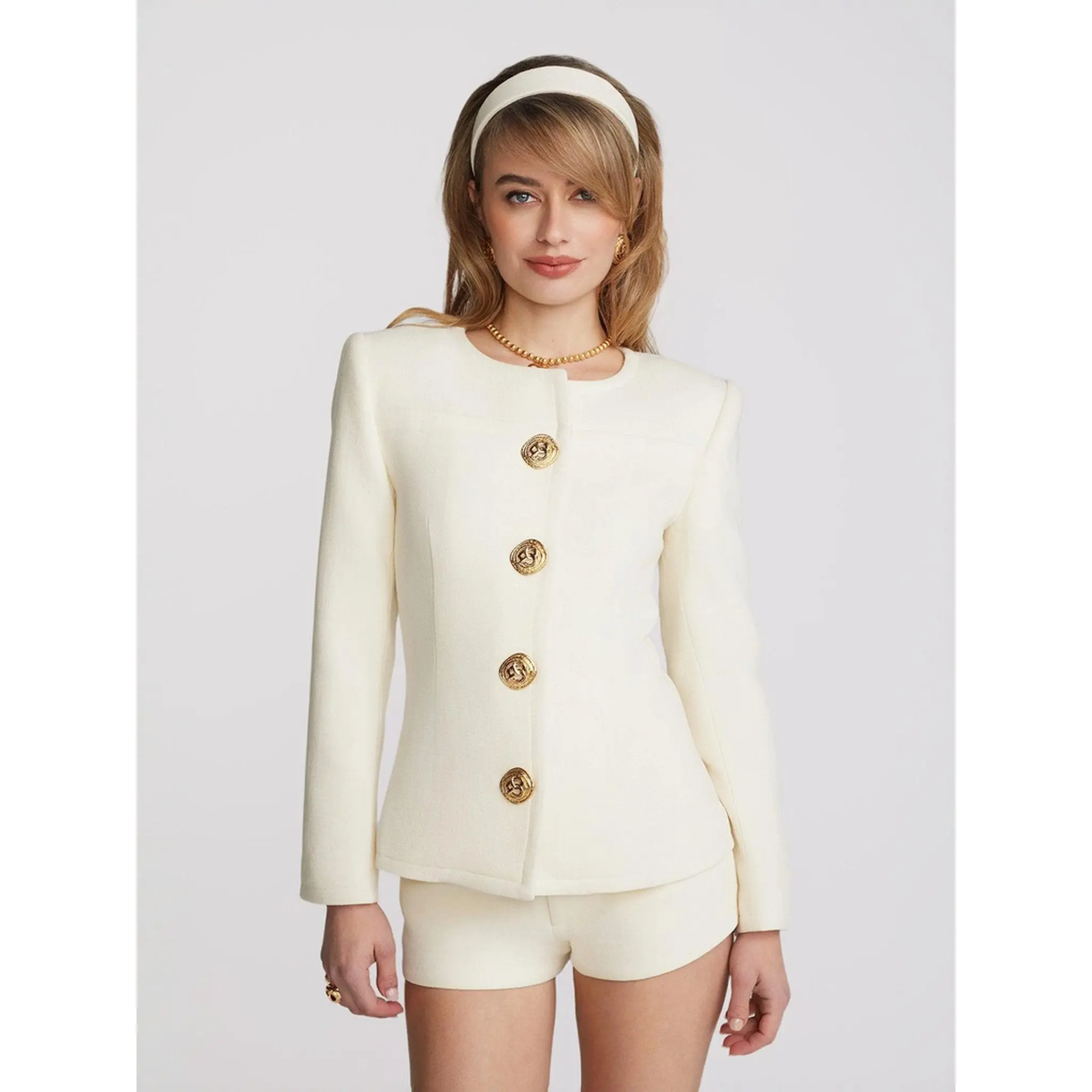 Lisette Blazer (Ivory)