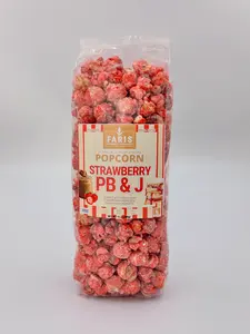 Strawberry PB&J Popcorn