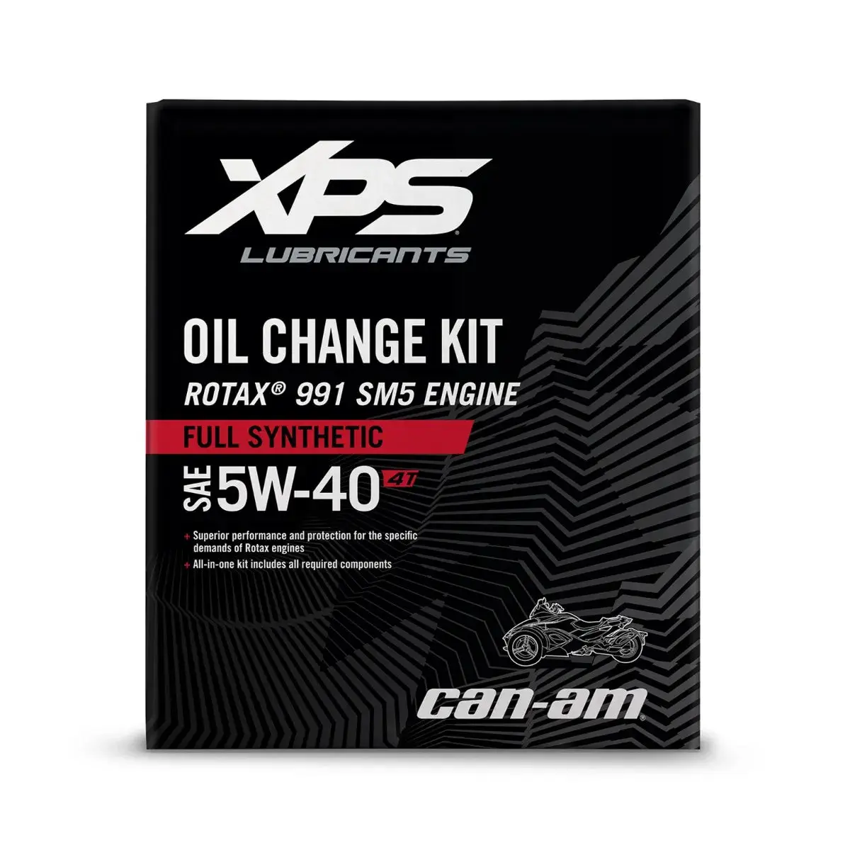 Can-Am 4T 5W-40 Full Synthetic Oil Change Kit for Rotax 991 (SM5) Engine - 9779482