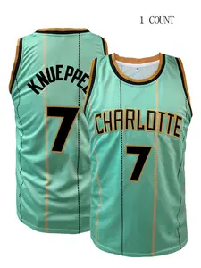 Mens #7 Sports Vintage Basketball Jersey, Lightweight Jersey, Breathable Sleeveless Pattern Embroidery Sweatshirt Training Competition Sports Uniforms Suitable for summer