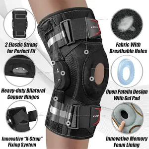 Performance Sports Knee Brace for Fitness and Running - Adjustable Knee Support and Knee Joint Protector