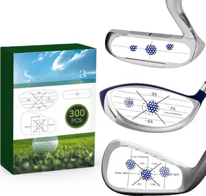 Golf Impact Tape, 300 count Club Impact Stickers for Woods Irons and Putters No  Golf Accessories for Swing Practice (300PCS)