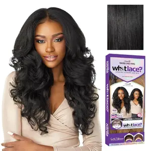 What Lace 13X6 Wigs - Latisha Lacefrontal Hand Tied Glueless Synthetic With  Density Preplucked Hairline (Jet Black 1)