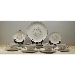 Style House Fine China Rhythm 20-Piece Dinner Set - 4 Place Settings