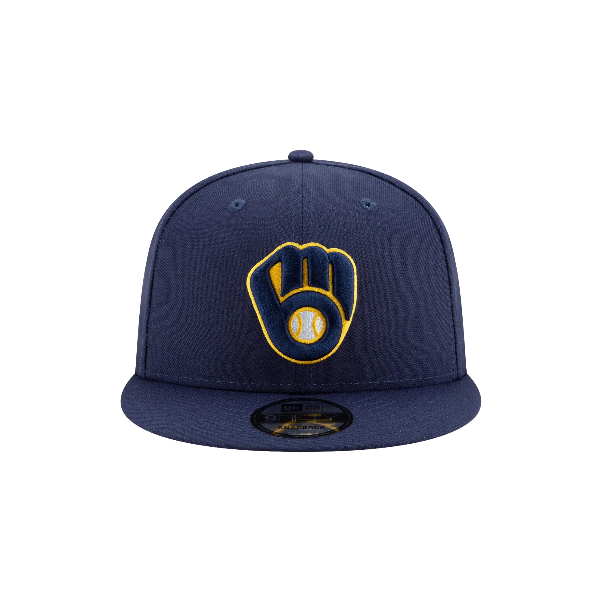 9FIFTY Milwaukee Brewers Snapback Hat "Navy" NE735