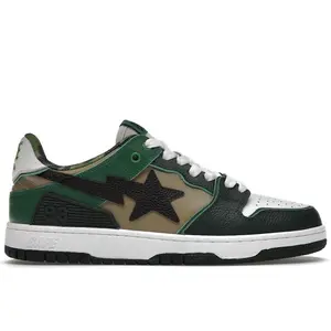 BAPE Men's A Bathing Ape Bape SK8 Sta ABC Camo Green (2022) Skateboarding Shoes, from StockX