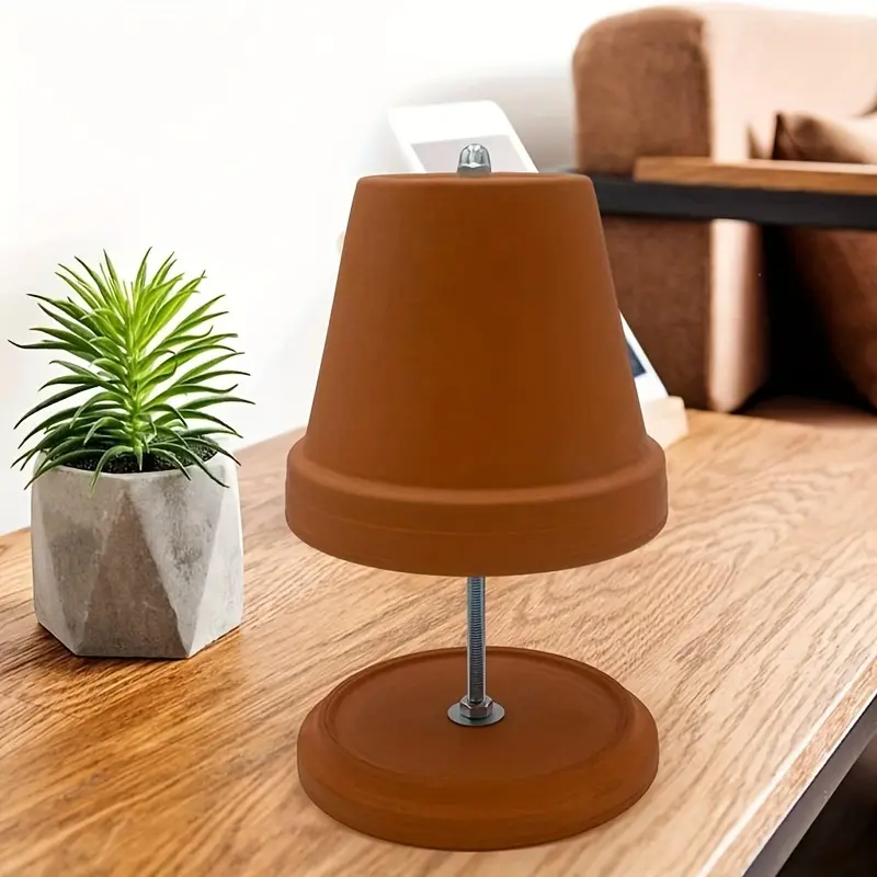 1Pcs Terracotta Finish Tea Light Candle Heater Lamp Radiator Heating Kit Creates Warm Cozy Ambiance Home Table Decor For Living Room Bedroom Indoor Space Coverage 4-8 Square Meters Quiet Gentle Warm Light Household Decorative Heating Ornament
