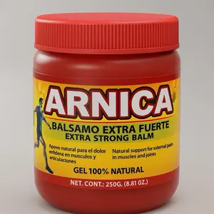 Large Arnica pomada muscular 250g - Arnica Massage Balm - 250g | Soothing Full-Body Care arnica con diclofenaco y naproxeno Oil Cosmetic