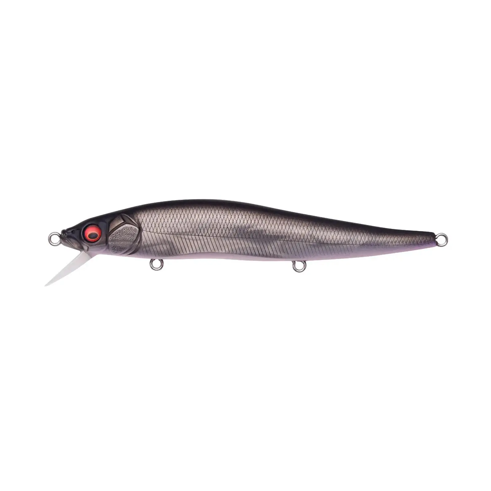 Megabass Vision 110 Jerkbait - Mat Deadly Black