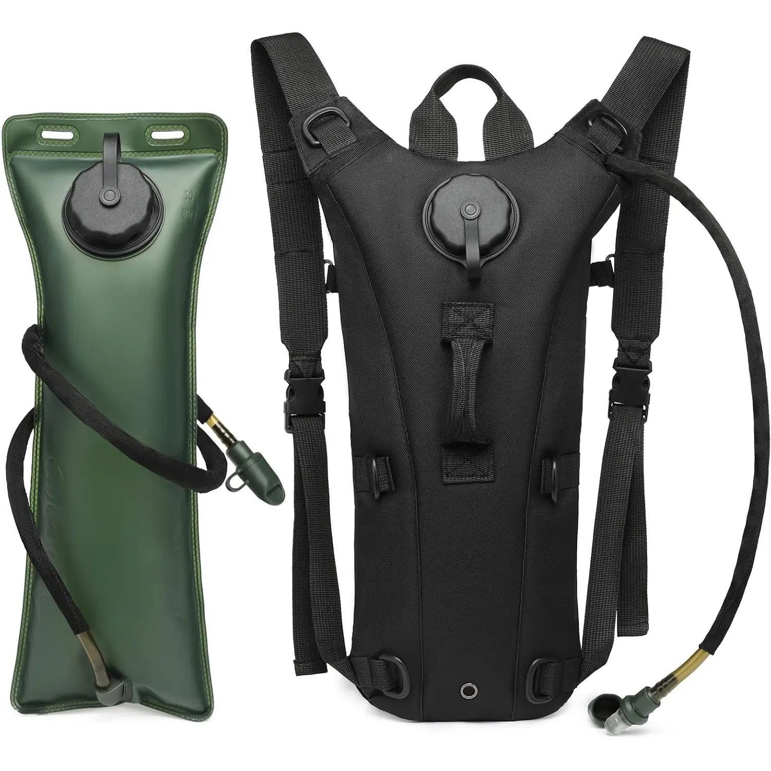 3L Large Capacity Water Bladder Hydration Backpack, Lightweight Tactical Water Bag for Hiking Cycling Camping, Unisex Outdoor Holiday Gift