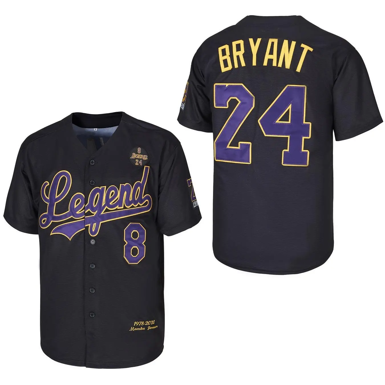 Men's Throwback Baseball Jersey, Casual Sporty Button-Down V-Neck Top with Legend Number Embroidery, Breathable Polyester Mesh, Casual Sporty Top, Throwback Jersey, Fashion Jerseys