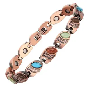 Copper Bracelet for Women,Pure Copper Magnetic Bracelets,Natural Unique Gemstone,Gifts for Women