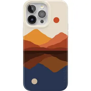 Opposites Attract | Day & Night Colorblock Mountains Case