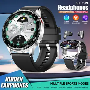 Smart Watch with Earbuds for Men, 2 in 1 Wireless Call Smartwatch, IP67 Waterproof Multifunctional Watch with 100+ Sports Modes, Massive Dials & Practical Functions, Notification Sync, Compatible with iOS Android, Gifts for Mother’s Day Father’s Day